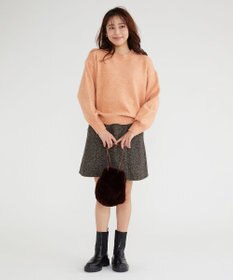 Feroux 【洗える】クルーネックニット プルオーバー