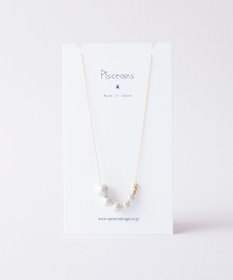 Pisceans グラデコットンパール&ビーズネックレス