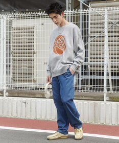 WEGO 【ウエストゴム/SMLサイズ展開】デニムイージーストレートパンツ2