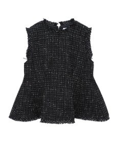 Green Parks ツイードペプラムベスト