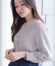 Tiaclasse L 【新色追加】レースブラウス