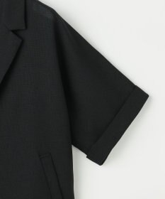 自由区 L 【人気素材・NEWアイテム】ラスティックメッシュハーフスリーブ ジャケット