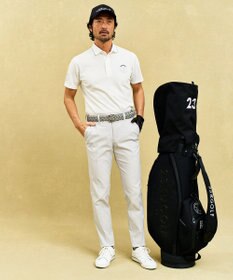 23区GOLF 【MEN】ナンバリングカノコ半袖ポロシャツ