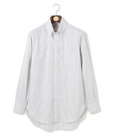 J.PRESS MEN 【Single Needle Tailoring / 形態安定】メランジカラーストライプ シャツ/B.D.