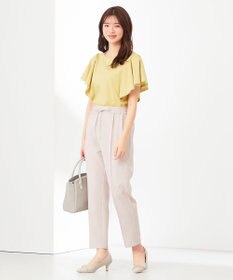 ANY SIS L 【接触冷感】360°好印象フリルスリーブ カットソー