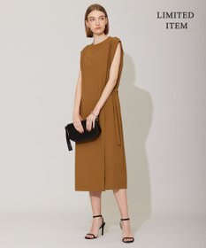 ICB 【接触冷感・UVカット・速乾・洗える】マットスキューバ ストレートワンピース