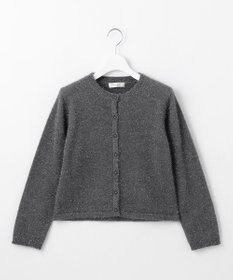 Feroux 【洗える】ラメシャギー カーディガン