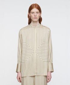 JOSEPH ジオメトリック アニメーション　ロングスリーブブラウス