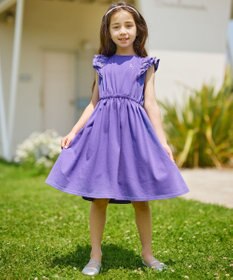 組曲 KIDS 【150-160cm】ビーチコーミングスカラップ ワンピース