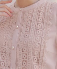 Tiaclasse L 【新色追加】レースブラウス