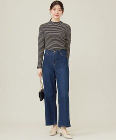 ANY SIS 【洗える】リブインナー ニット