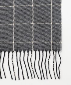 JOSEPH ABBOUD 【フランス製・リバーシブル】ウィンドウペン ストール