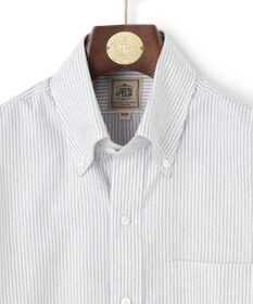 J.PRESS MEN 【Single Needle Tailoring / 形態安定】メランジカラーストライプ シャツ/B.D.