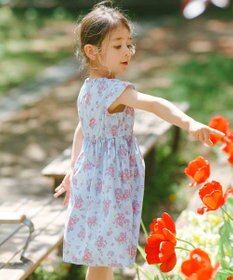 ANY KIDS 【WEB限定柄有】総柄 サマー ワンピース