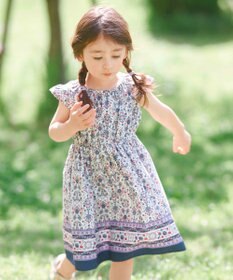 ANY KIDS 【WEB限定柄有】総柄 サマー ワンピース