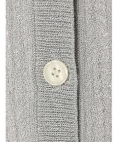 Green Parks すかし柄コンパクトシアーカーディガン