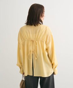 Green Parks バックシャンバンドカラーシャツ