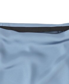 UNFILO 【新色・新サイズ登場！】サテン ナロースカート