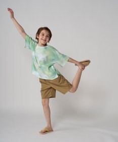 OP／FILA 【RUSTY】ニコちゃん×タイダイ柄半袖Tシャツ