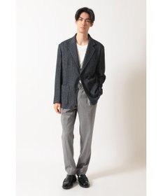 DAKS 軽量ヘリンボーン カジュアルテーラードブレザー