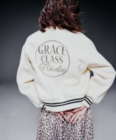 GRACE CONTINENTAL ビジューembアワードジャケット