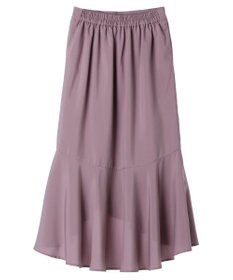 earth music&ecology アシメラッフルヘムスカート