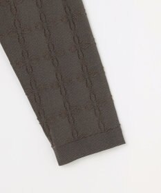 自由区 ジオメトリックアセテート カーディガン