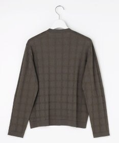 自由区 ジオメトリックアセテート カーディガン