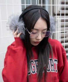 WEGO ボリュームMIXファーイヤーマフ