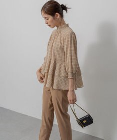 組曲 L ライトトロピカルティアード ブラウス