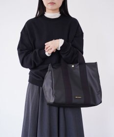 Hekhèr Le Style de Vie 【日本製 / A4サイズ対応 / 2WAY】PUコートコットンキャンバス トートバッグ large