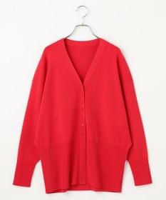 #Newans 【洗える】ファインボタンＶネックカーディガン