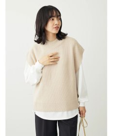 Green Parks ＳＥＴ２点モックネックカノコベスト＋ロンＴＥＥ