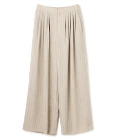 uncrave リネンライクツイル ワイドパンツ