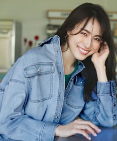 ANY L 【洗濯機可/ストレッチ】デニムシャツ