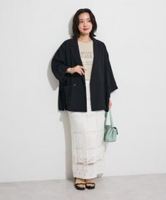 Green Parks クロシェニットスカート