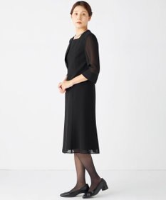 自由区 FORMAL 【洗える/着心地楽々】セオプラスエス ウォッシャブル ワンピース