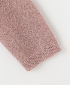 Feroux 【洗える】ラメシャギー カーディガン