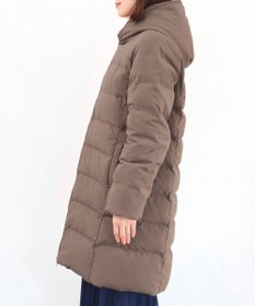 Tiaclasse フード裏エコファーダウンコート