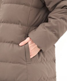 Tiaclasse フード裏エコファーダウンコート