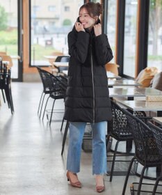 Tiaclasse フード裏エコファーダウンコート