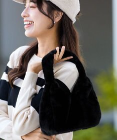 Tiaclasse 【安田美沙子さん着用】フェイクファーバック