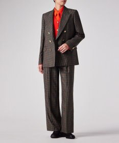 Paul Smith クラシックガンクラブチェック ワイドタックパンツ