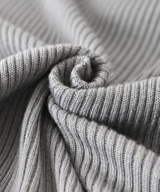 muuc 〈洗えるニット〉〈肌に優しいニット〉〈カシミヤ×シルク×ウール〉〈通年着られるニット〉リブ編みタートルネックニットプルオーバー