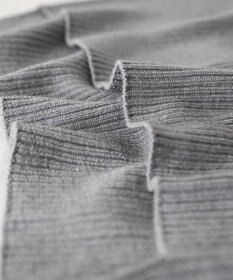 muuc 〈洗えるニット〉〈肌に優しいニット〉〈カシミヤ×シルク×ウール〉〈通年着られるニット〉リブ編みタートルネックニットプルオーバー