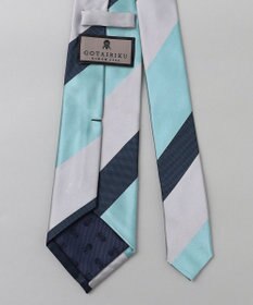 GOTAIRIKU  GOTAIRIKU別注【日本製】シルク ネクタイ_レジメンタル柄