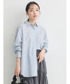 earth music&ecology パールボタンオーバーシャツ