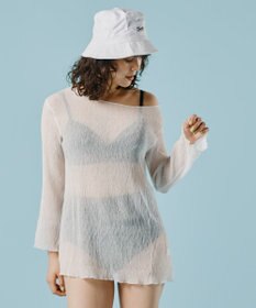 San-ai Resort（三愛水着楽園） 【WEB限定】シアー素材トップス3点セット水着