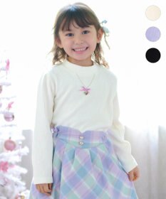 ANY KIDS ハイネック長袖カットソー