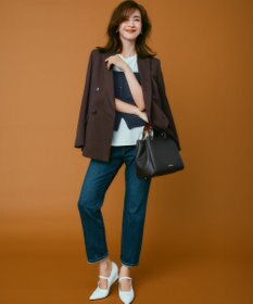 23区 【RED CARD TOKYO×23区】スリムストレート デニム パンツ